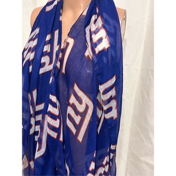 Nice unisex New York Giants Infinity Scarf GREAT CONDITION - Picture 4 of 7